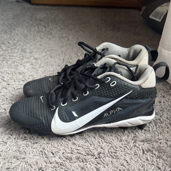 Nike Kids Alpha Black and Gray Sneakers - Picture 1 of 2